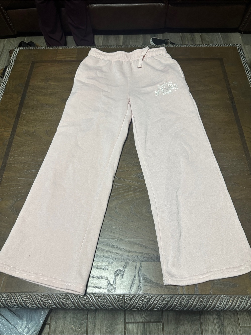 Rue21 Light Pink Wide-Leg Sweatpants
